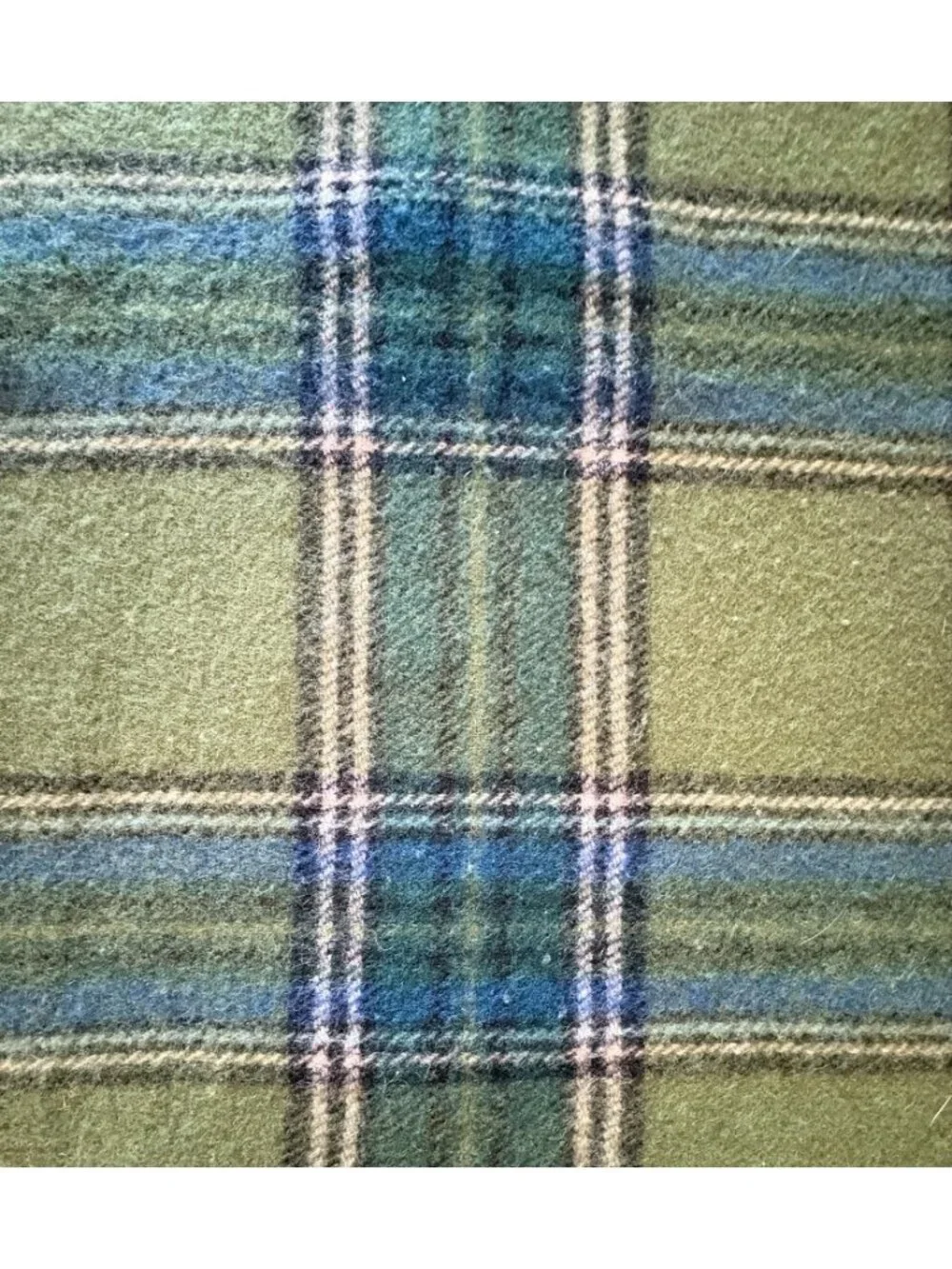 Pendleton Woolen Mills Tartan Plaid Virgin Wool Throw With Fringe 65 x 50